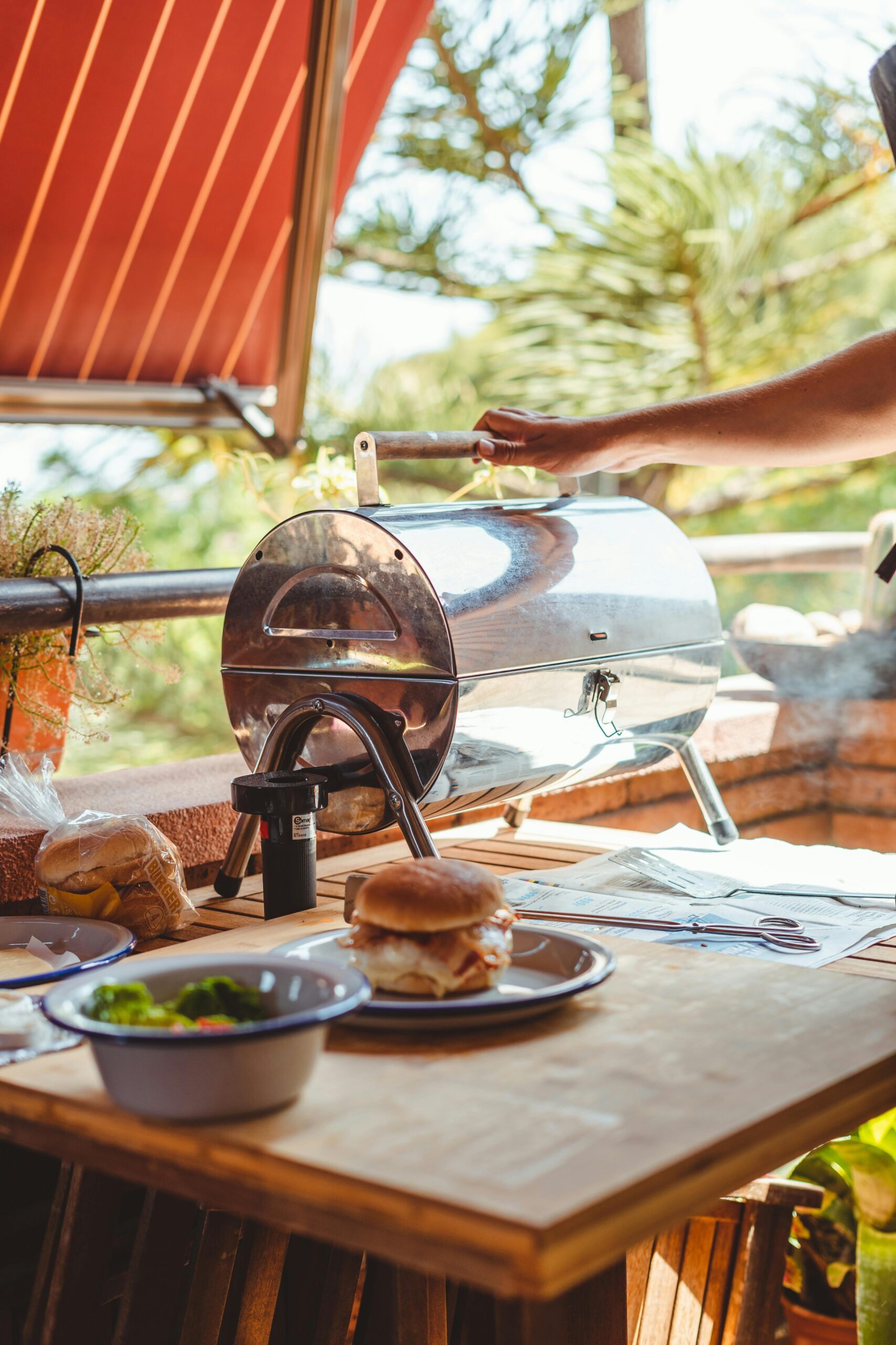 Brick Outdoor Kitchen